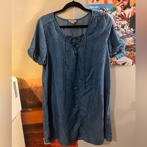 Denim Style T-Shirt Dress